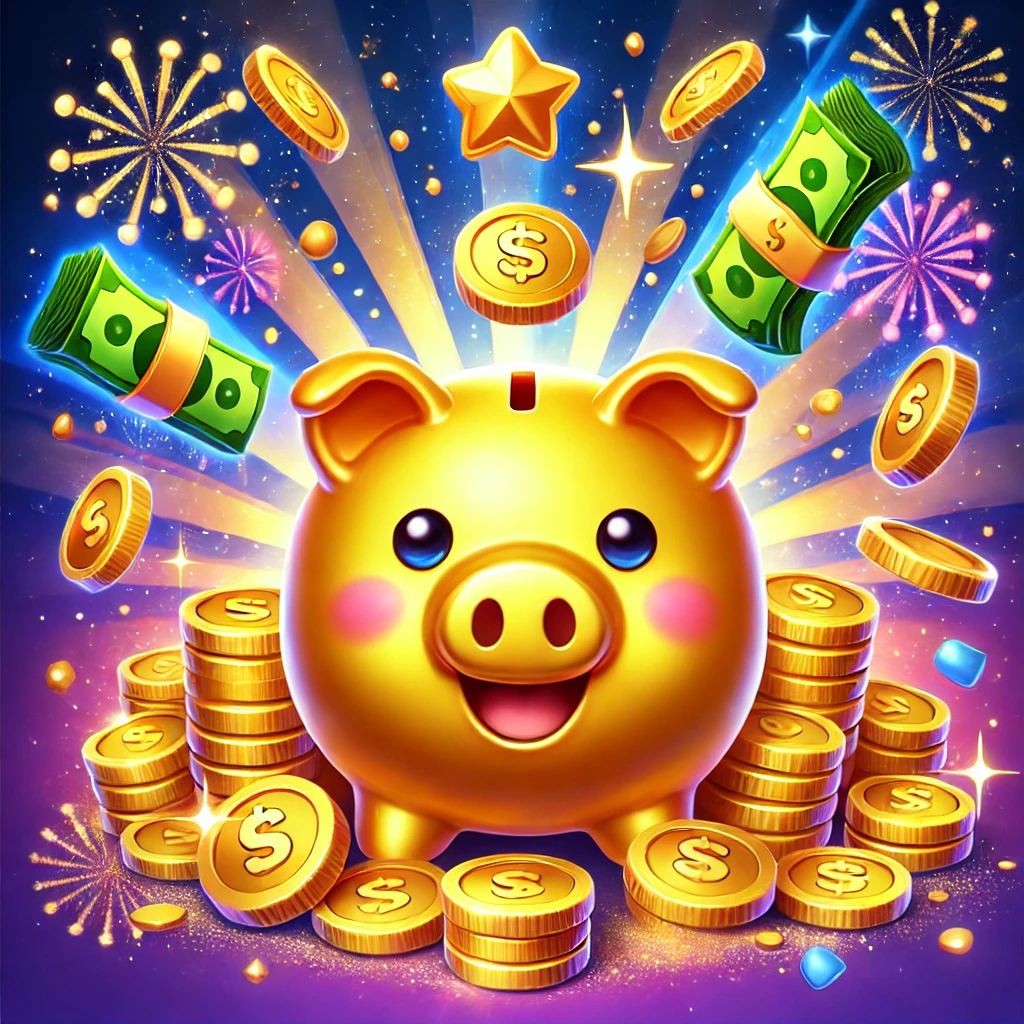 Golden Piggy Bank Poker